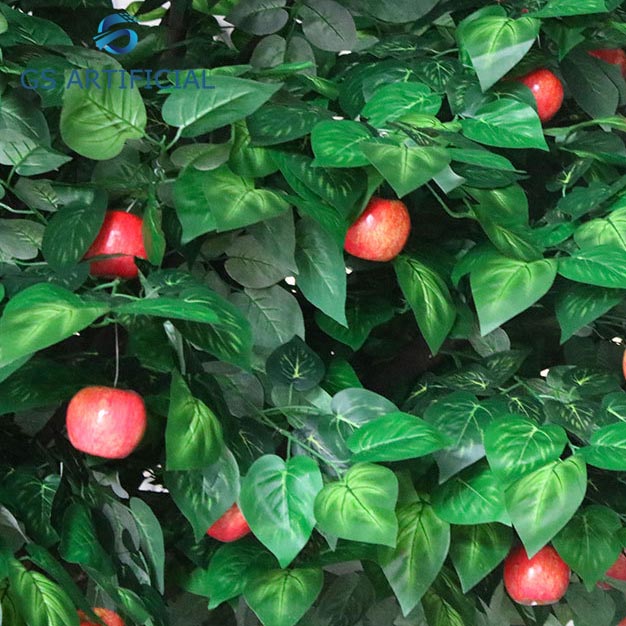 Lifelike artificial apple tree for home decoration