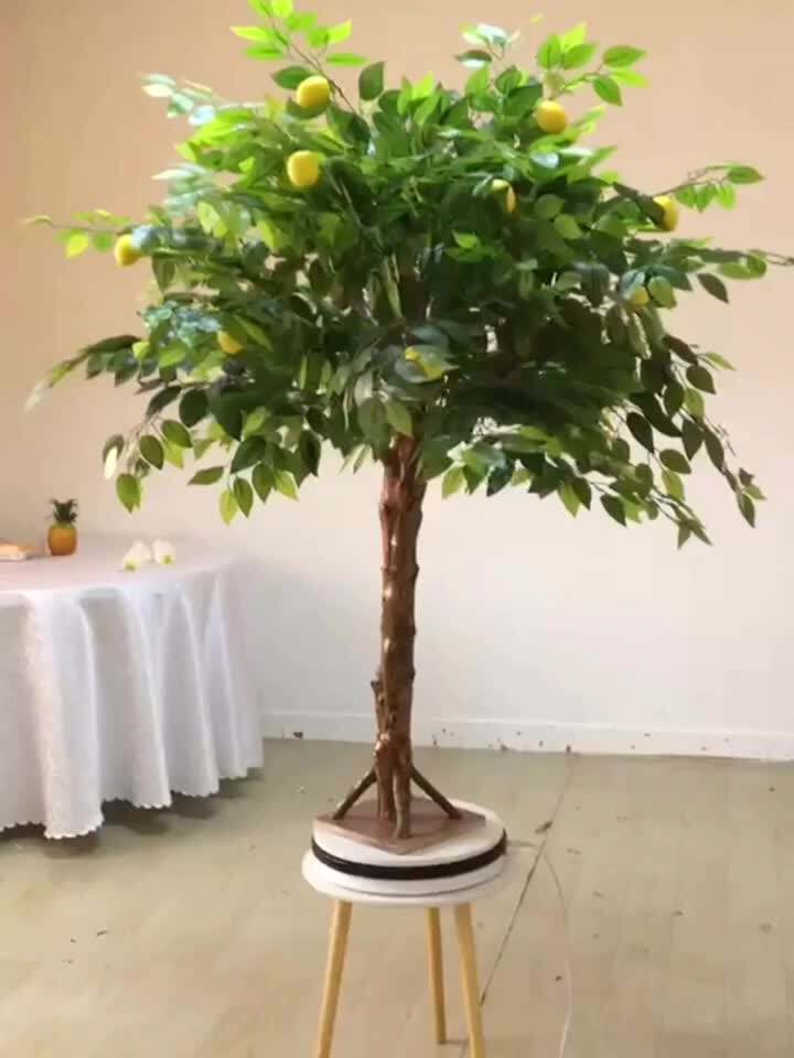 Artificial Fruit Plant Lemon Tree Bonsai