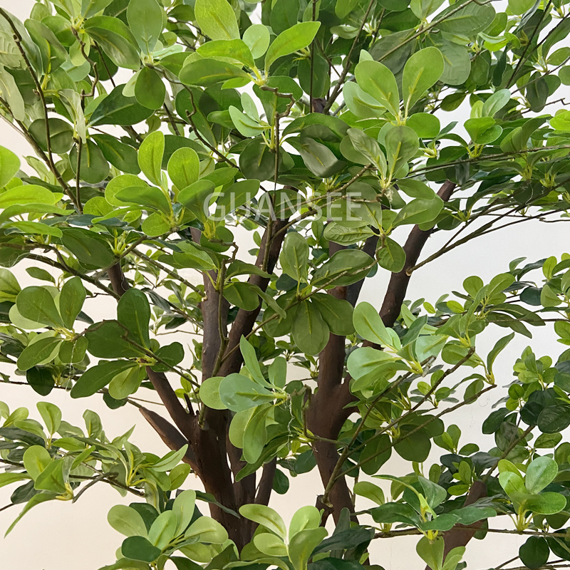  Дерево зі штучного зеленого листя для інтер’єру 