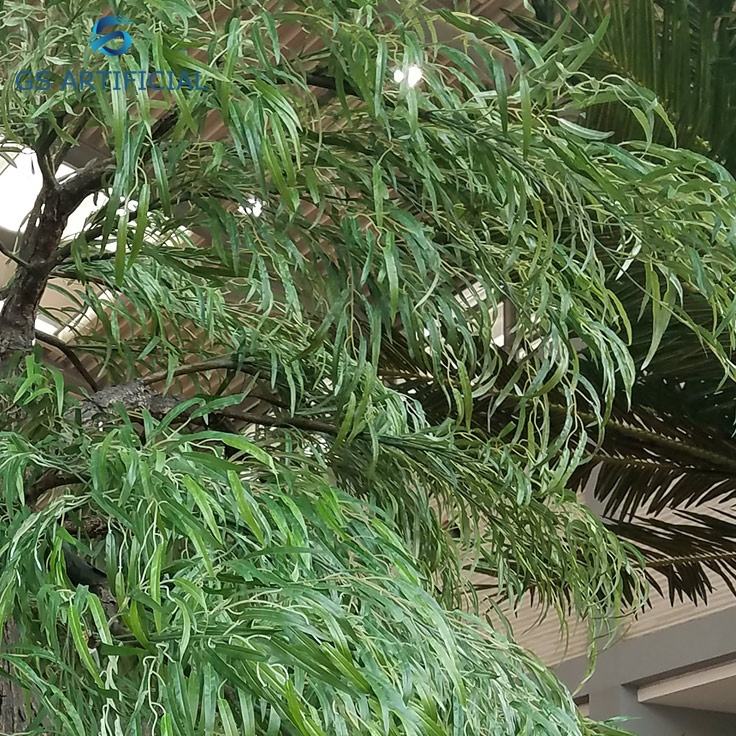 Rami di salice artificiale foglie albero decorativo