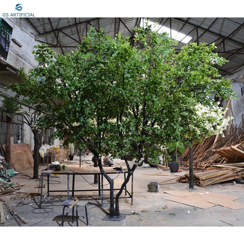 Artificial Indoor Polyscias Leaves Tree para sa Home Decor