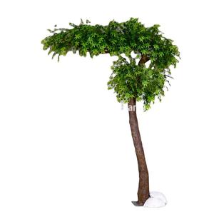 Indoor Decor Artificial Green Color Arch Maple Tree