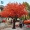 Red artificial maple tree