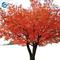 Red artificial maple tree