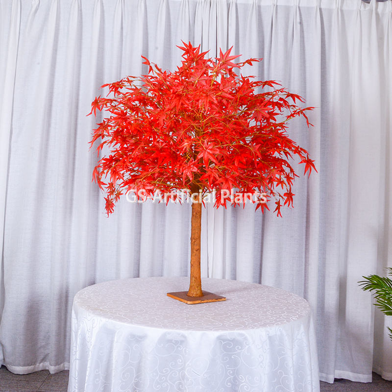 Artificial red maple tree for home and wedding
