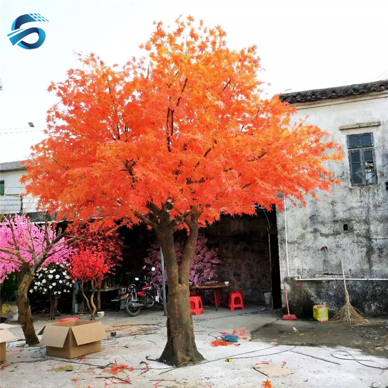  कृत्रिम जापानी लाल मेपल का पेड़ 