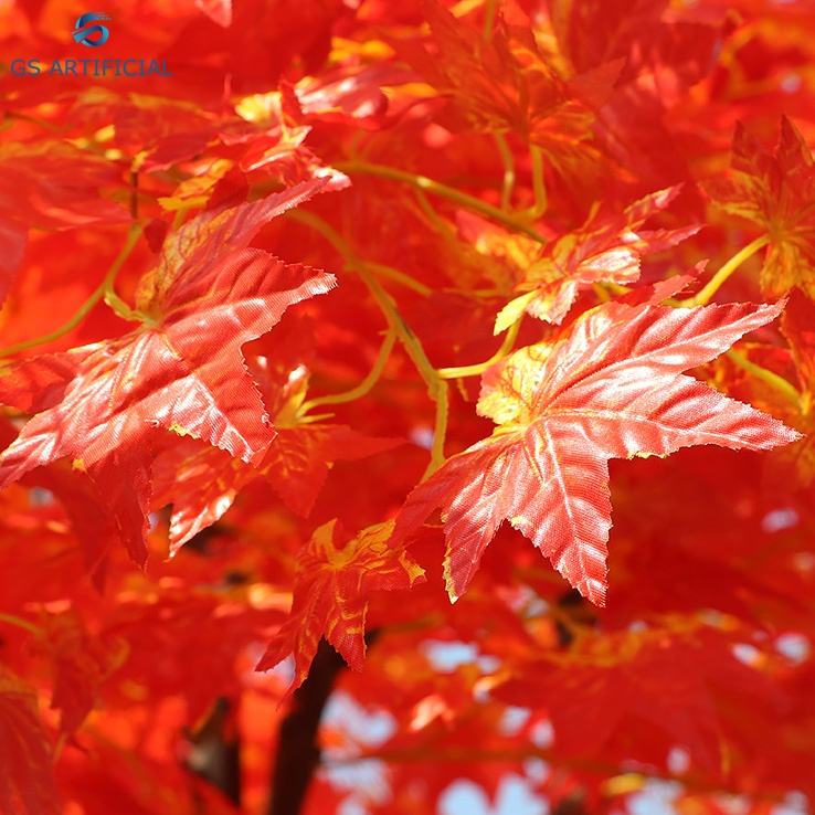 Artificial autumn maple tree