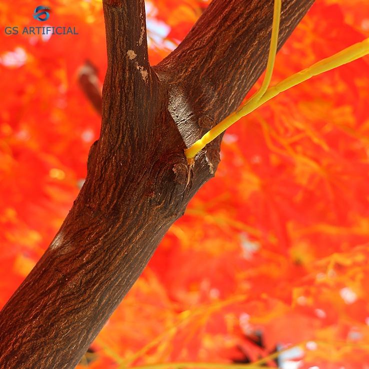 Artificial autumn maple tree