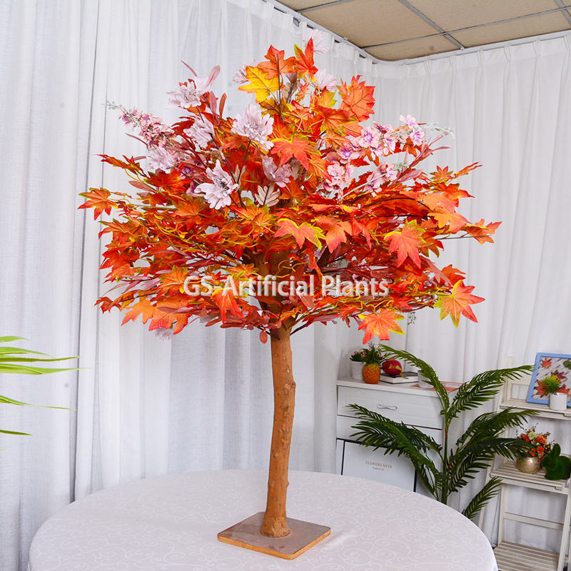 Tulaga Maualuga Ta'uta'ua Fa'afanua Iapani Autumn Maple Tree Centerpiece teuteuga