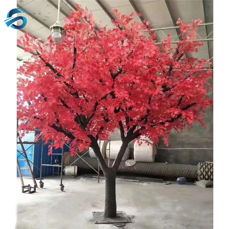 Large Hot Sale High Quality Artificial Autumn Maple Tree Decoration