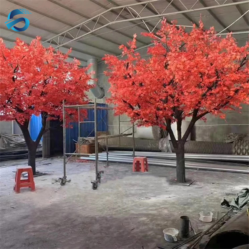 Large Hot Sale High Quality Artificial Autumn Maple Tree Decoration