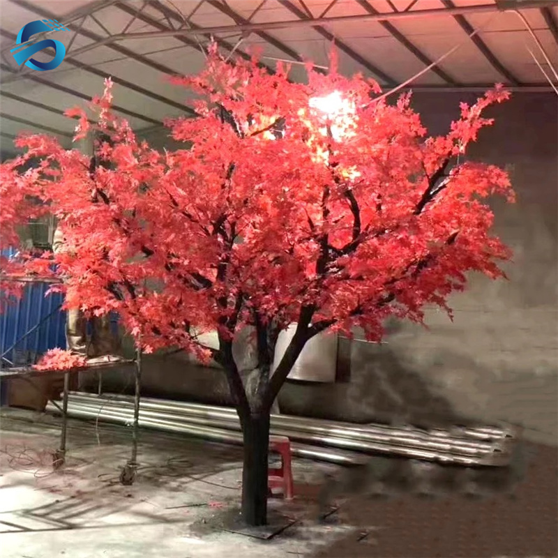 Large Hot Sale High Quality Artificial Autumn Maple Tree Decoration