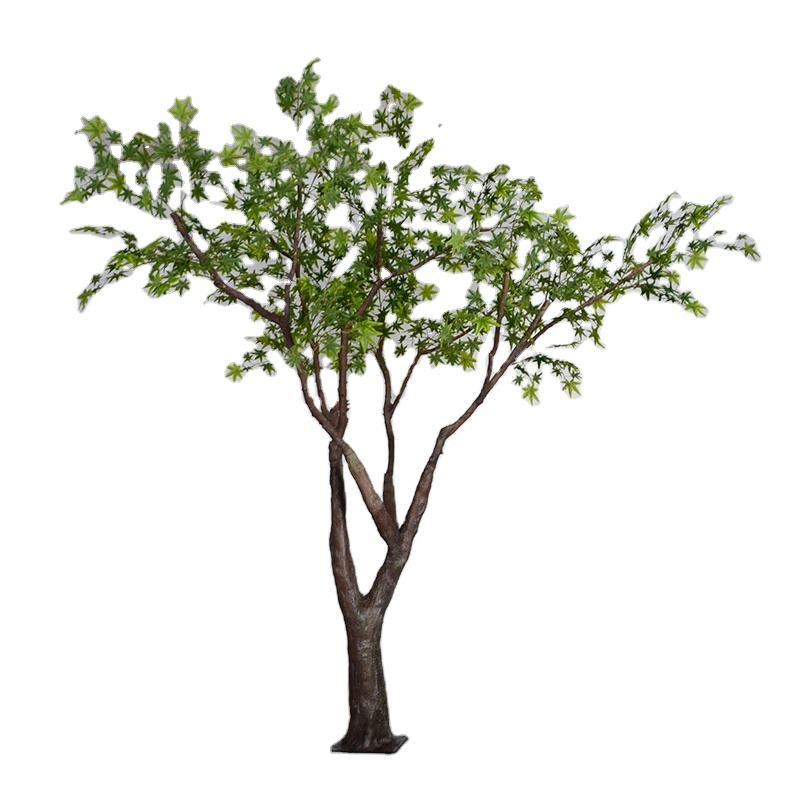 High Quality Hot Popular Artificial Green Maple Tree Indoor Decor