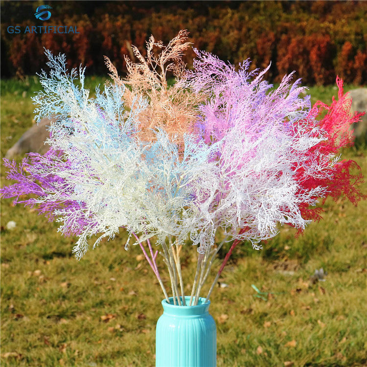 Artificial Rime Grass Seem Rime And Glaze Smoky Grass Flower for Wedding Home Decor