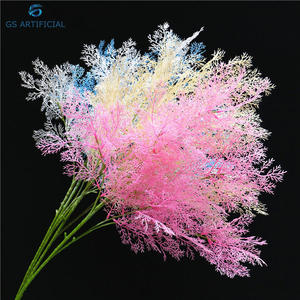Artificial Rime Grass Seem Rime And Glaze Smoky Grass Flower For Wedding  Home Decoration