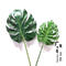Artificial Monstera Leaves Faux Turtle Leaf Tropical Large for Home Decorations
