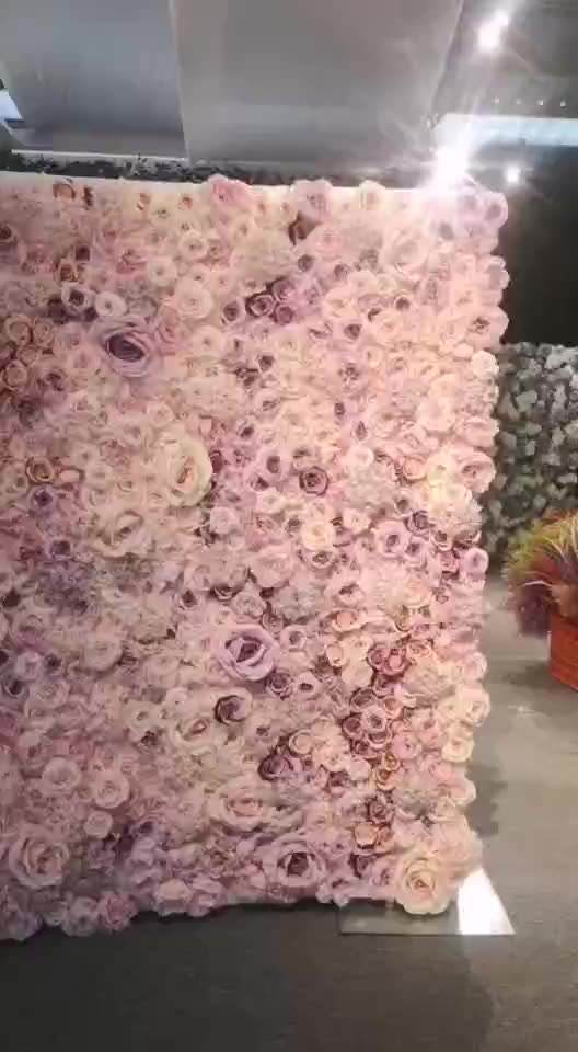 Artificial wedding Rose flower wall decoration