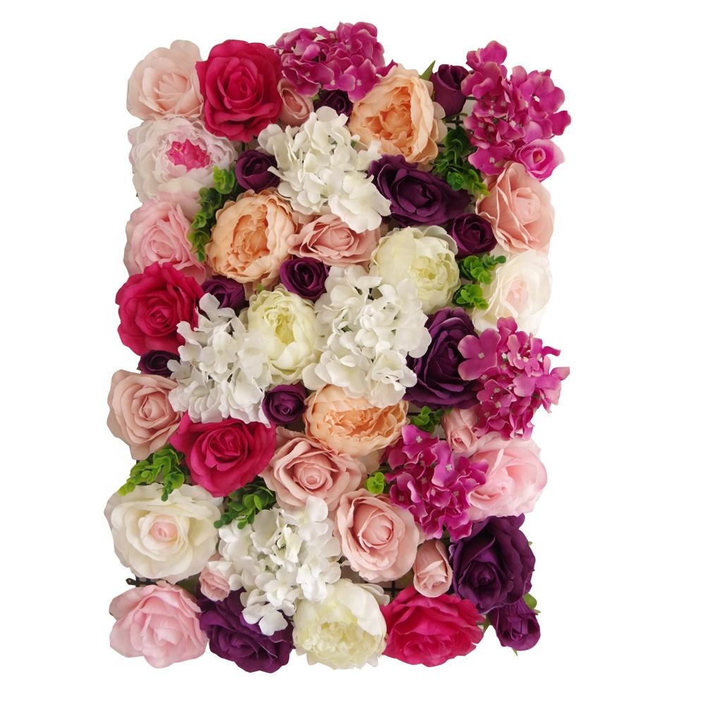 Artificial flower wall decoration for Wedding