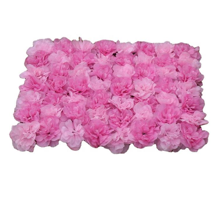 Artificial Colorful Flower Wall For Wedding Stage