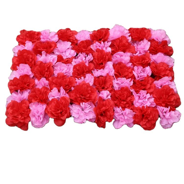 Artificial Colorful Flower Wall For Wedding Stage