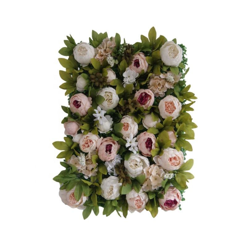 Artificial Colorful Rose peony Flower wall