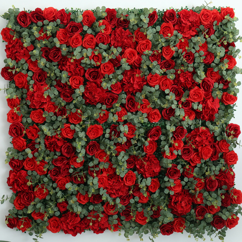 Artificial Colorful Rose peony Flower wall