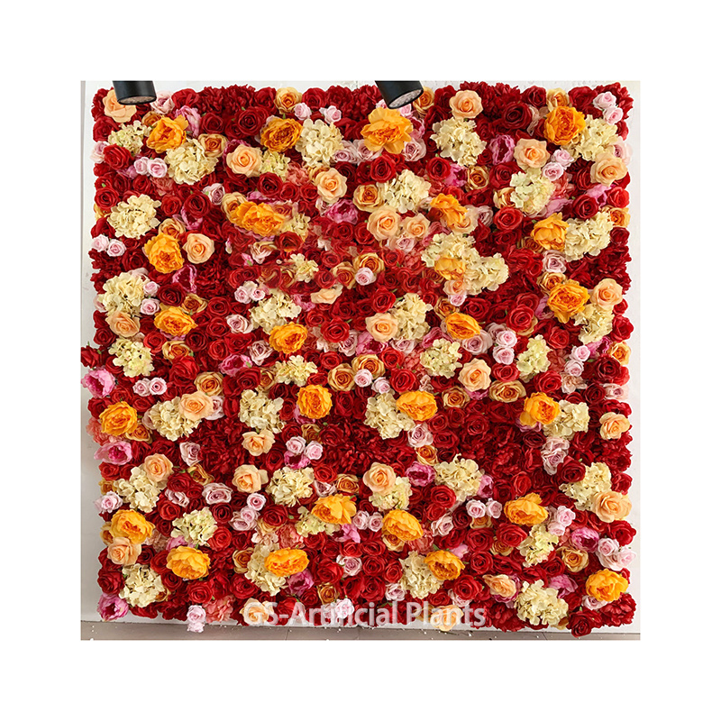  Silk Artificial Flower Backdrop Wall 