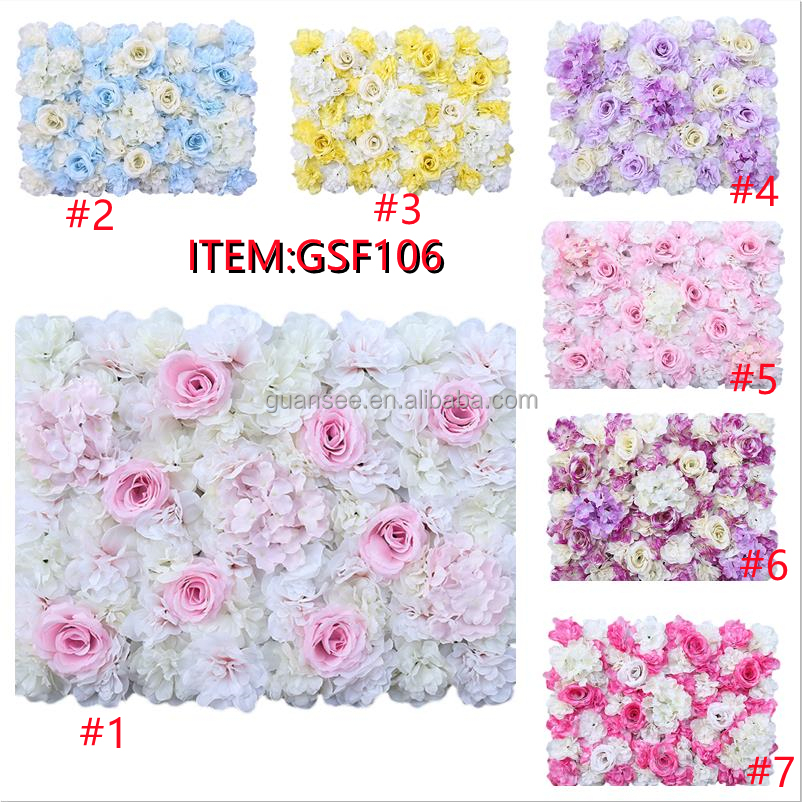 Rose flower wall backdrop panel