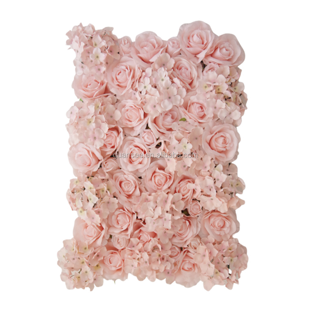 Artificial flower wall backdrop panel