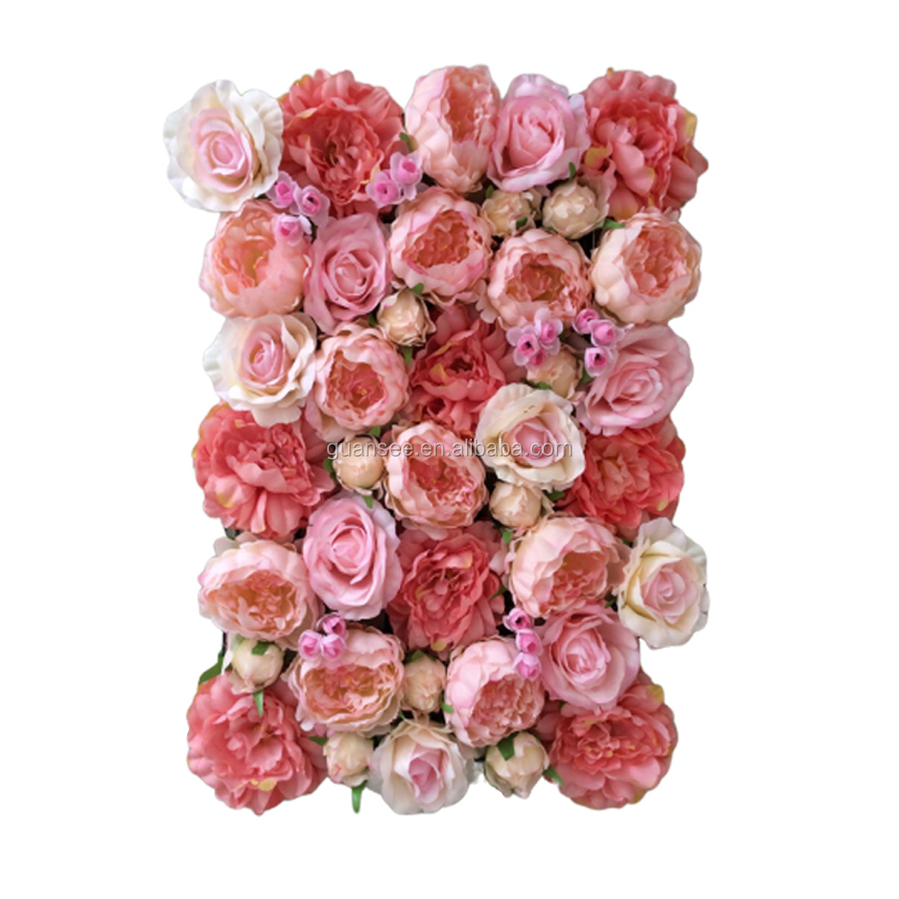  קישוטי חתונה קיר פרחים מלאכותיים 