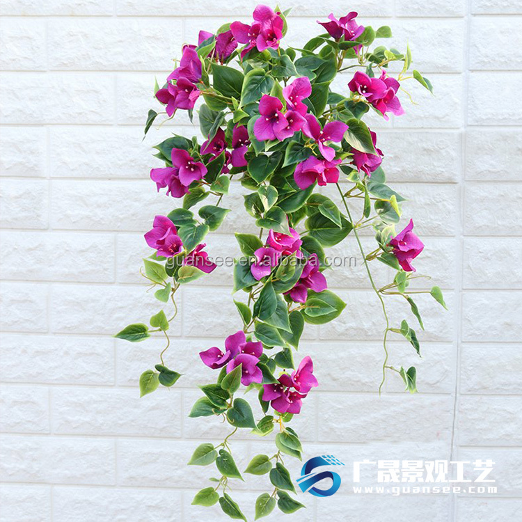 Flower hanging bush real touch wall hanging flower artificial Bougainvillea