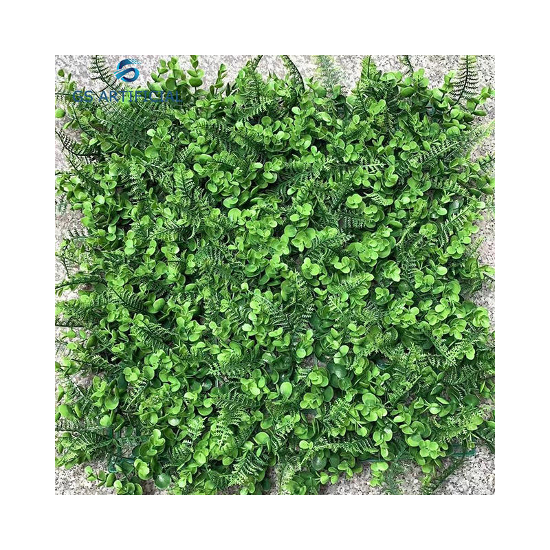 Artificial Vertical Boxwood Hedge Wall for Decoration