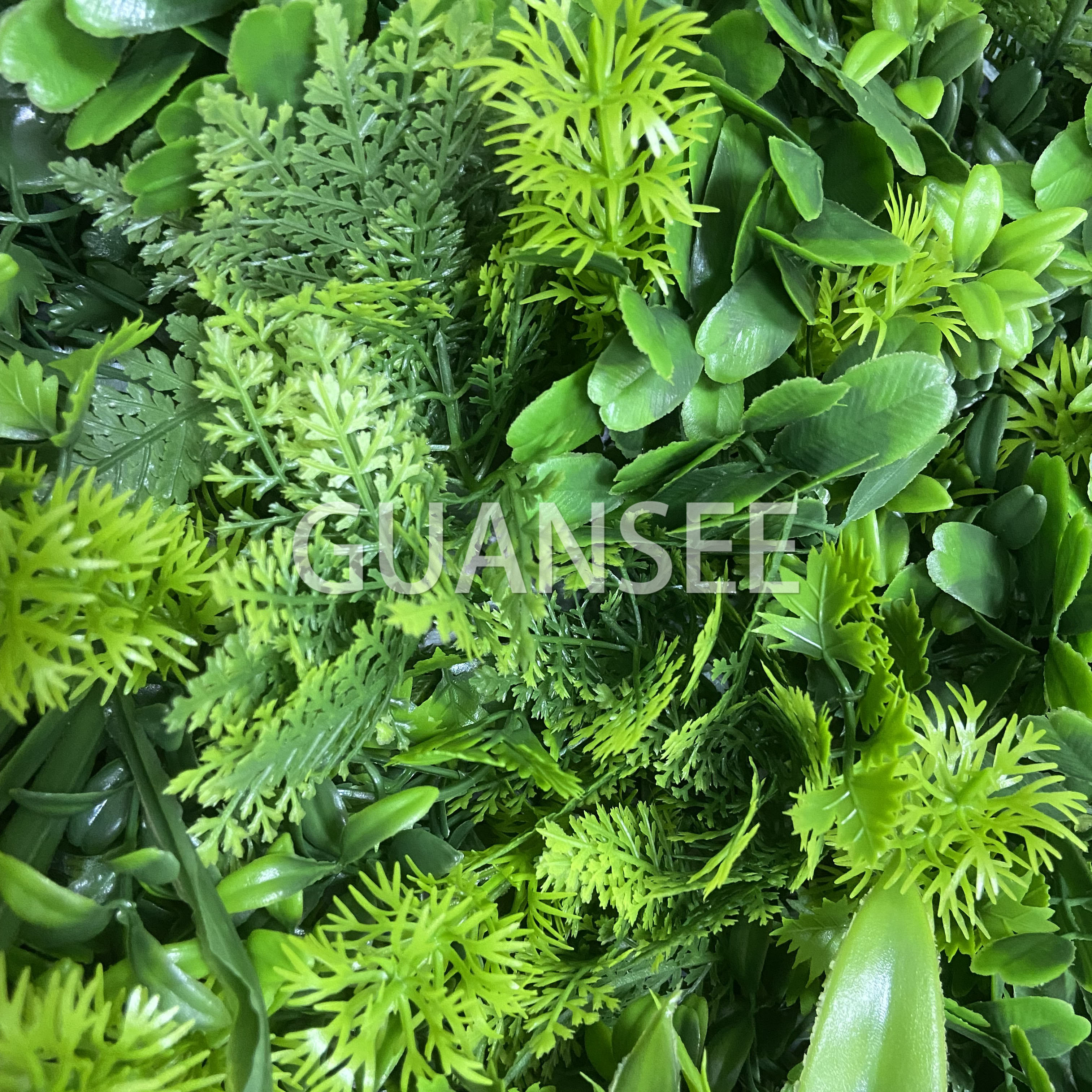 Simulated artificial plant wall, plastic green plant wall, wall decoration