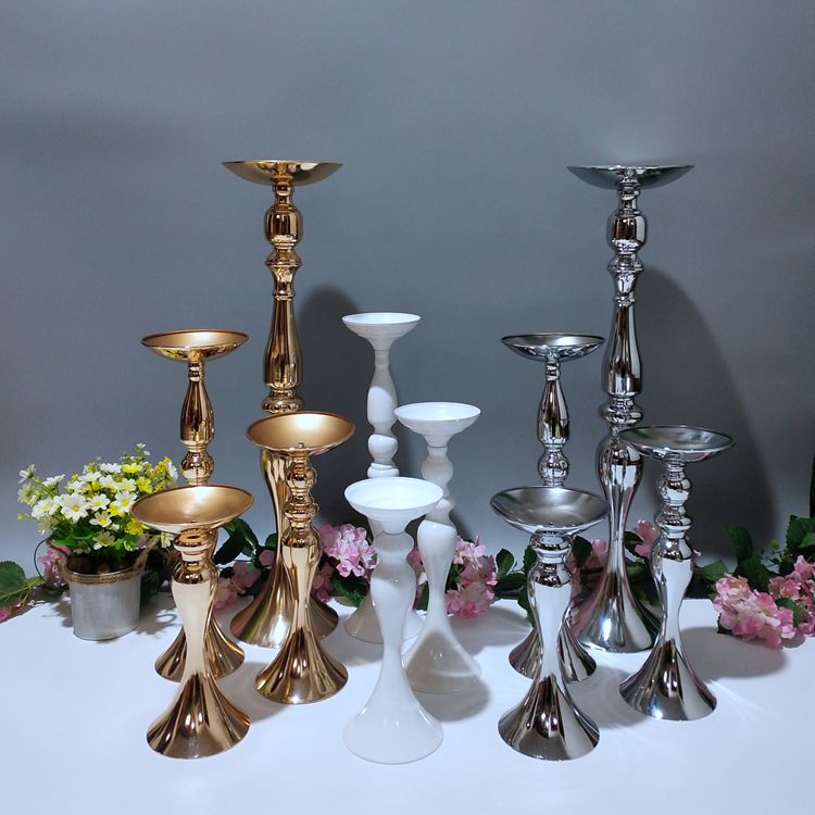 Gold Metal Sliver Mermaid Vase Table Decorations