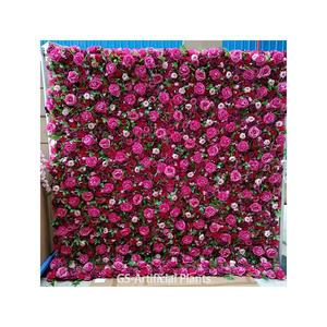 Штучна шовкова троянда тканина квіткова стіна на весілля