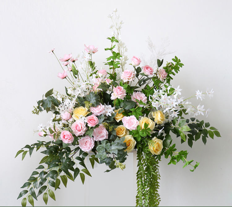 Artificial Flower Row for  Wedding Decoration