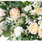 Artificial White Rose Silk Flower Event Decorative Wedding Road Leads Flowers Artificial Silk Flower Ball Decoration