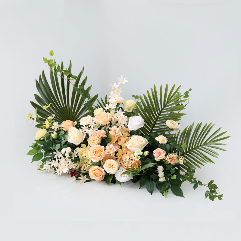  Künstliche Blumen für Hochzeitsstraßen, künstliche Seidenblumen-Kugeldekoration 