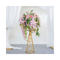 Gold Flower Stand Wedding Stage Display Iron Ornaments Led Road Flowers Indoor Outdoor Floor Metal Vase Flower