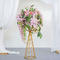 Gold Flower Stand Wedding Stage Display Iron Ornaments Led Road Flowers Indoor Outdoor Floor Metal Vase Flower