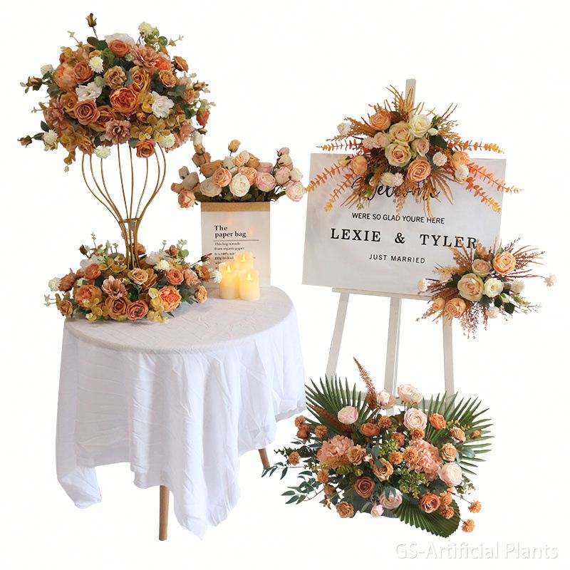 Изкуствен сватбен декор Изкуствени цветя