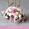 Artificial Purple Rose Road Lead Flower Ball Wedding Decorative