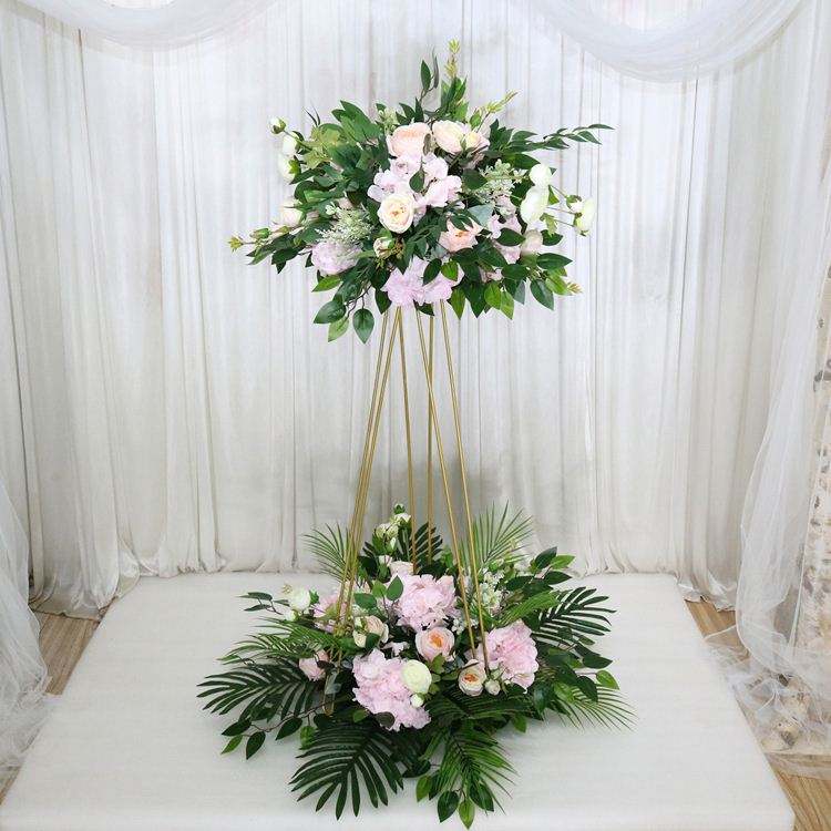 Umelé biele svadobné dekorácie kvetinové gule