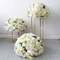 Artificial White Flower Ball For Wedding Decoration