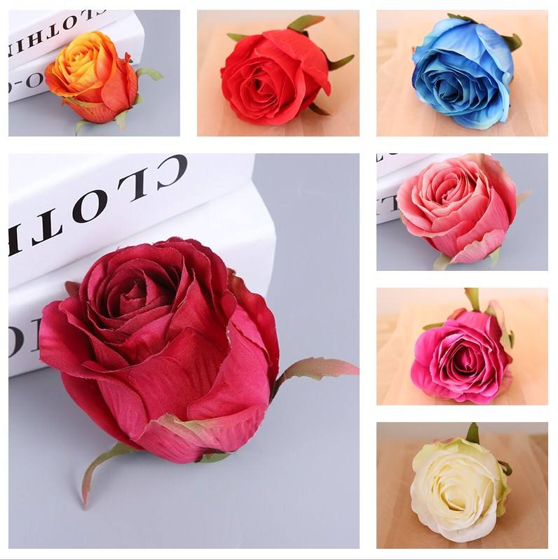 Artificial Plants Roses Flowers Wall Wedding Decoration
