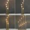 Wedding gold metal candle stand centerpiece