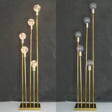 Wedding gold metal candle stand centerpiece stage decoration