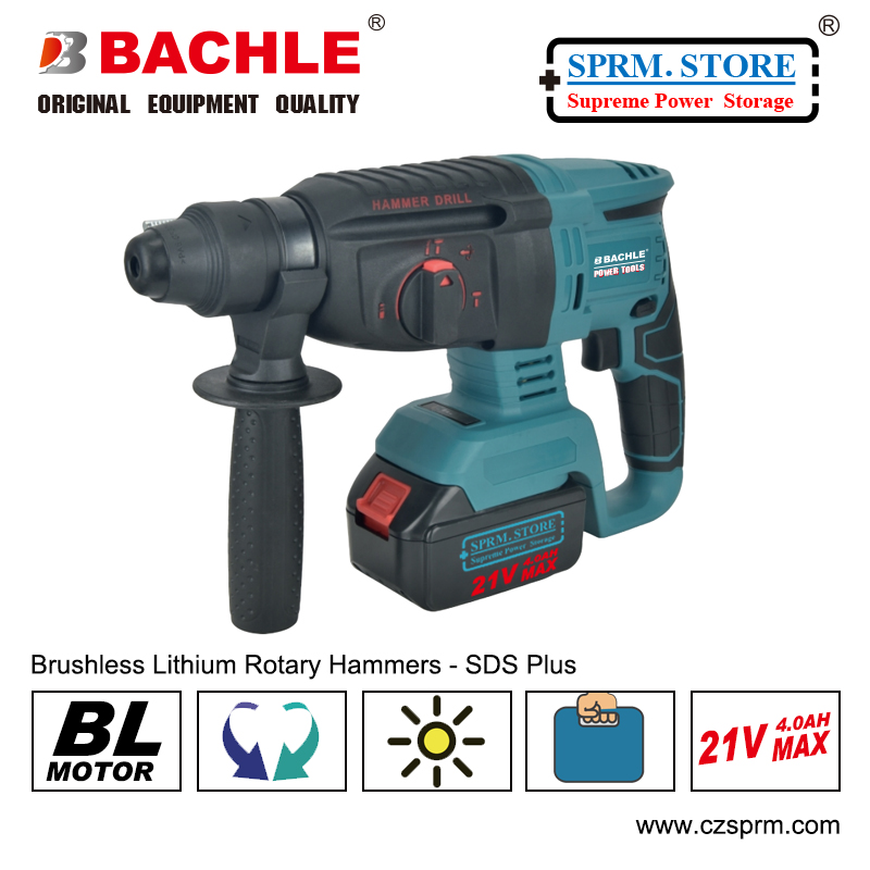 BACHLE Brushless Lithium Rotary Hammers - SDS Plus