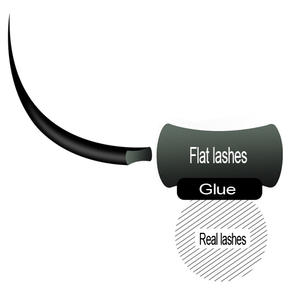Flat lashes