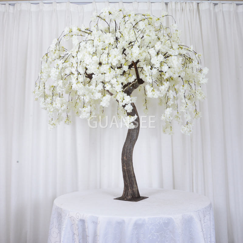 fiberglass Pohon sakura putih gawean 5ft dhuwur meja tengah dekorasi acara